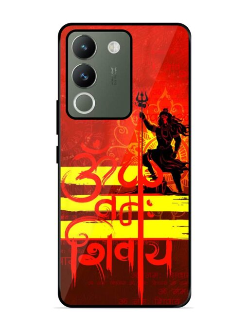 Illustration Lord Shiva Glossy Metal TPU Phone Cover for Vivo Y200 (5G) Zapvi