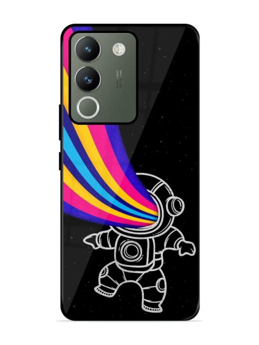 Astronaut Glossy Metal TPU Phone Cover for Vivo Y200 (5G) Zapvi