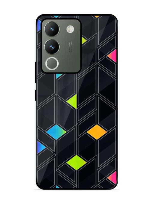 Abstract Mosaic Seamless Glossy Metal Phone Cover for Vivo Y200 (5G) Zapvi