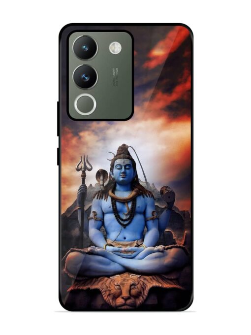 Jai Jai Shiv Glossy Metal Phone Cover for Vivo Y200 (5G) Zapvi