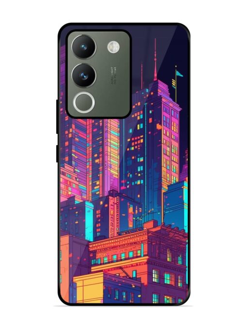 City View Glossy Metal Phone Cover for Vivo Y200 (5G) Zapvi