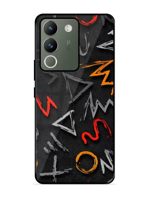 Grungy Graffiti Glossy Metal Phone Cover for Vivo Y200 (5G)