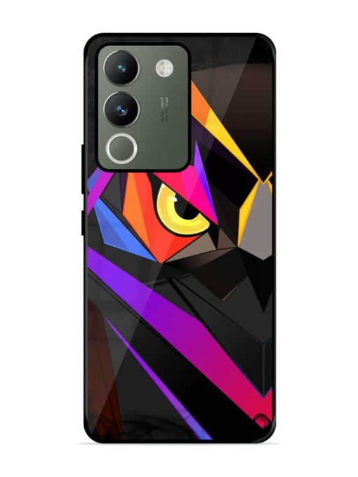 Wpap Owl Glossy Metal Phone Cover for Vivo Y200 (5G) Zapvi