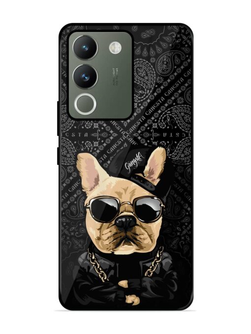 Gangsta Cool Sunmetales Dog Glossy Metal Phone Cover for Vivo Y200 (5G) Zapvi