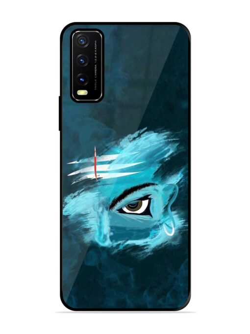 Lord Shiva Glossy Metal Phone Cover for Vivo Y20A Zapvi