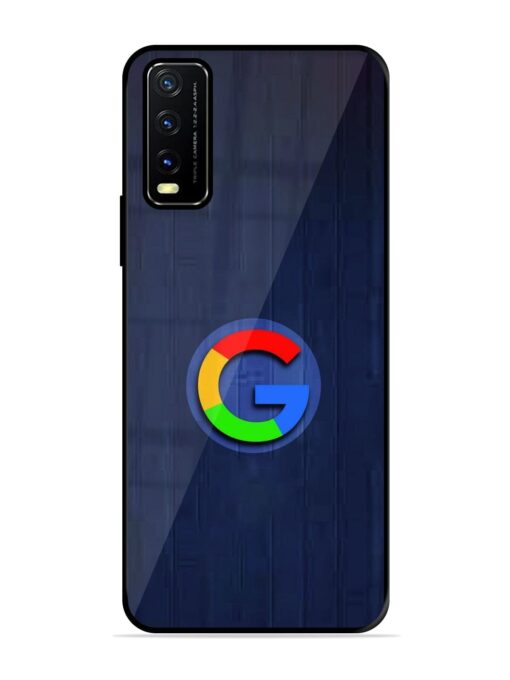 Google Logo Printed Glossy Metal TPU Phone Cover for Vivo Y20A Zapvi