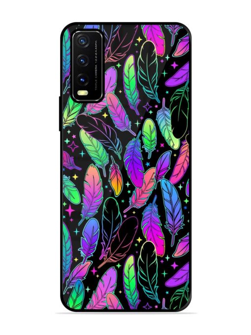 Bright Multi Colored Seamless Glossy Metal Phone Cover for Vivo Y20A Zapvi