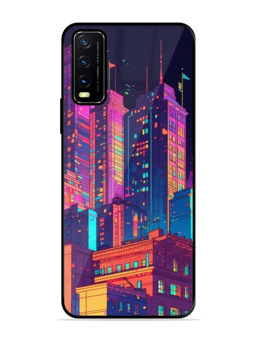 City View Glossy Metal Phone Cover for Vivo Y20A Zapvi