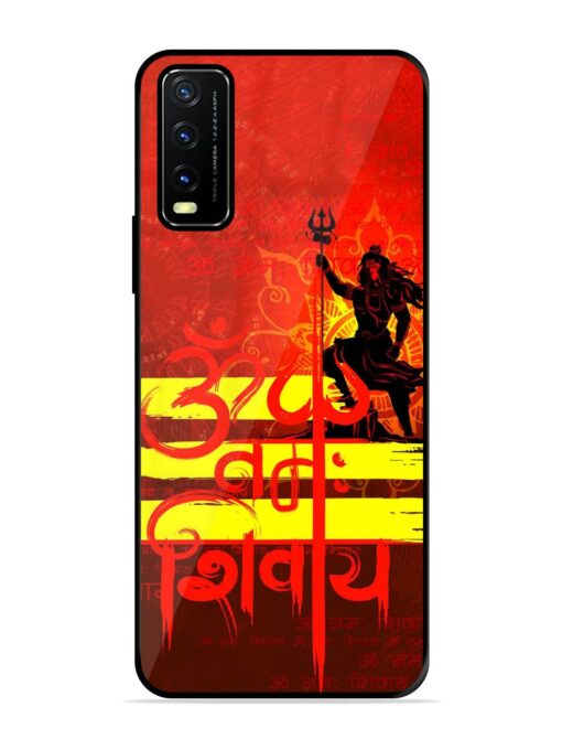 Illustration Lord Shiva Glossy Metal TPU Phone Cover for Vivo Y20G Zapvi