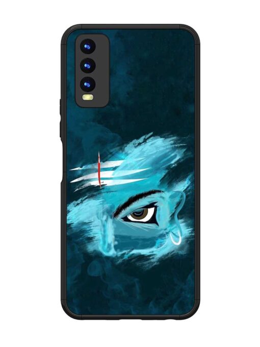 Lord Shiva Glossy Metal Phone Cover for Vivo Y20I