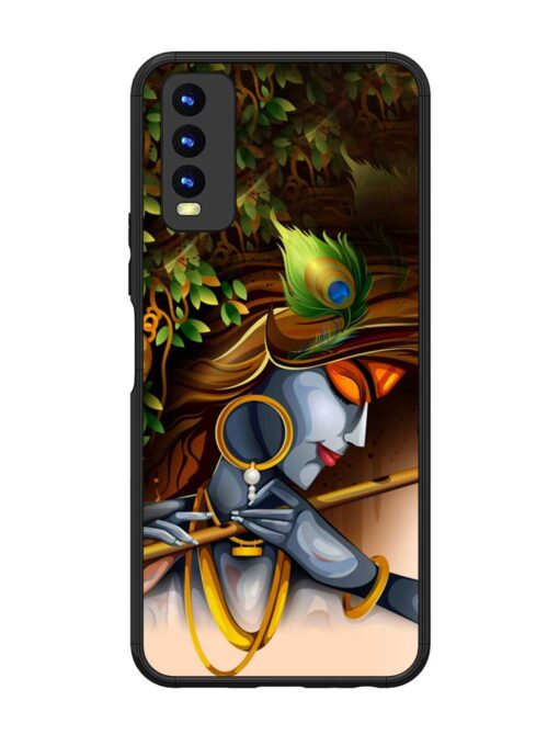 Krishna Glossy Metal Phone Cover for Vivo Y20I