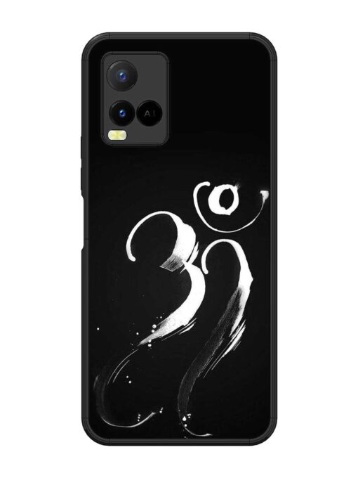 Om Logo Glossy Metal Phone Cover for Vivo Y21