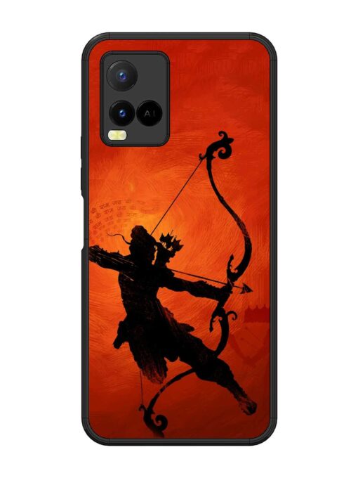 Illustration Lord Rama Glossy Metal Phone Cover for Vivo Y21