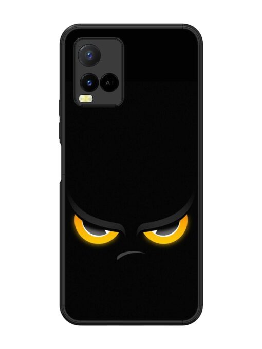 Scary Yellow Eye Glossy Metal TPU Phone Cover for Vivo Y21