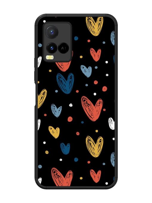 Happy Valentines Day Glossy Metal TPU Phone Cover for Vivo Y21 Zapvi