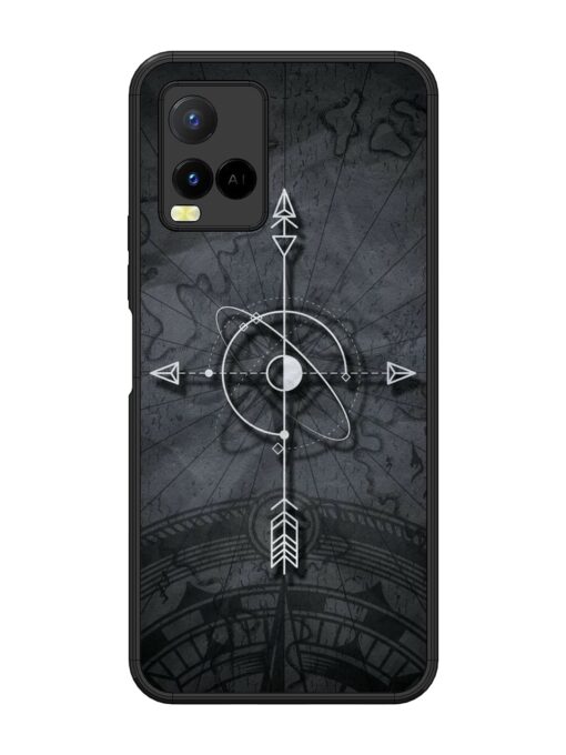 Lighting Cross Glossy Metal Phone Cover for Vivo Y21 Zapvi