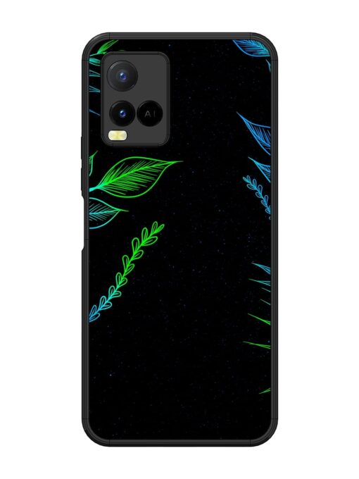 Aesthetic Neon Glossy Metal Phone Cover for Vivo Y21