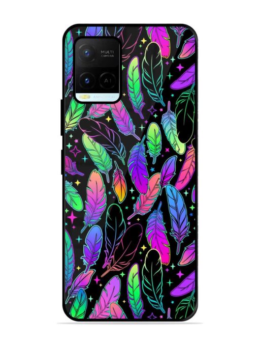 Bright Multi Colored Seamless Glossy Metal Phone Cover for Vivo Y21A Zapvi