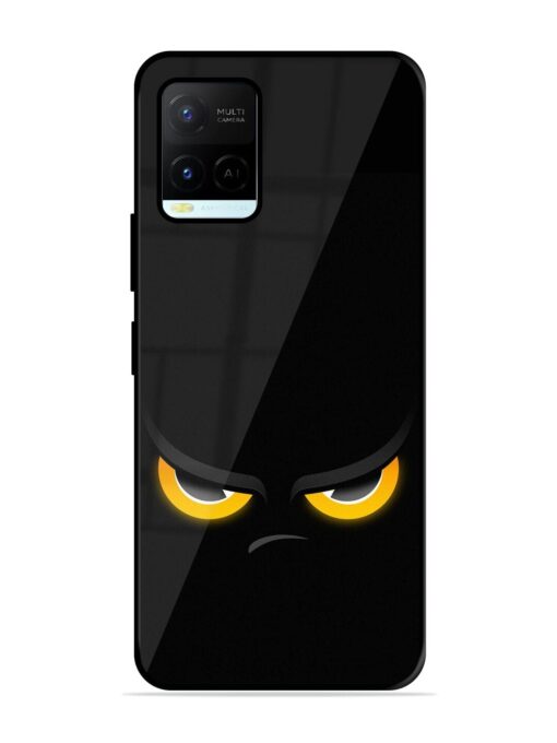 Scary Yellow Eye Glossy Metal TPU Phone Cover for Vivo Y21A Zapvi