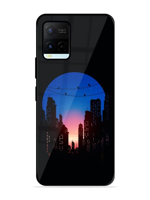 Minima City Vibe Glossy Metal Phone Cover for Vivo Y21A Zapvi