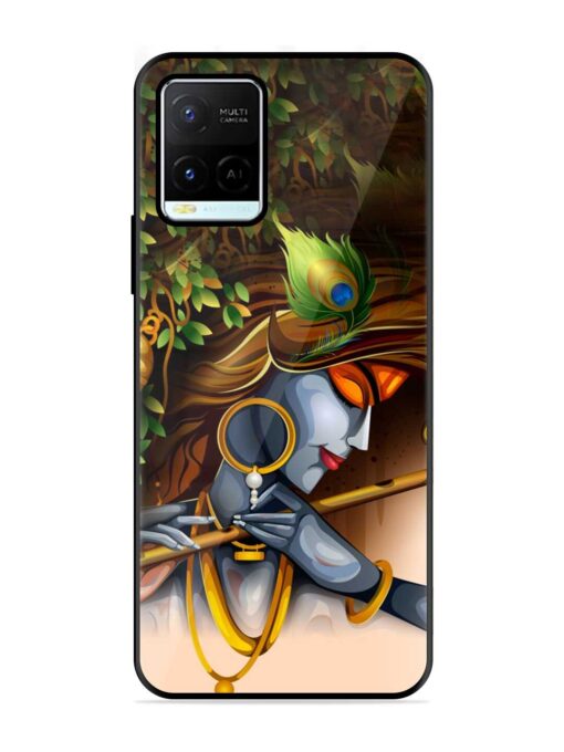 Krishna Glossy Metal Phone Cover for Vivo Y21G Zapvi