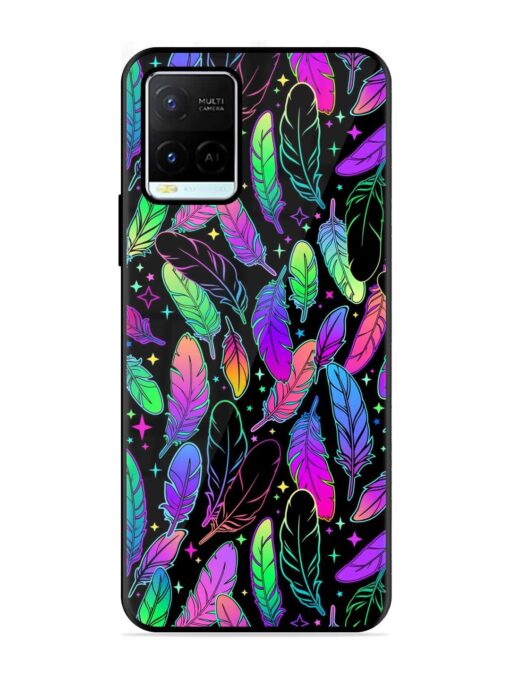 Bright Multi Colored Seamless Glossy Metal Phone Cover for Vivo Y21G Zapvi