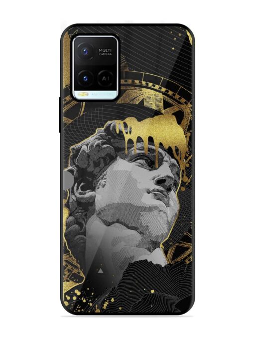 Roman Face Glossy Metal Phone Cover for Vivo Y21G Zapvi