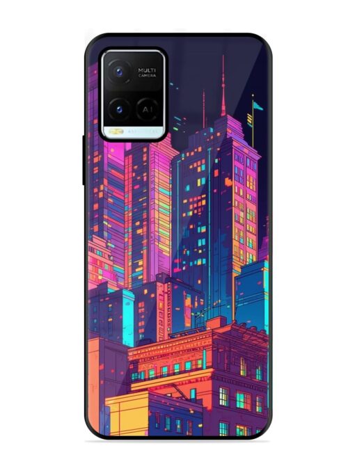 City View Glossy Metal Phone Cover for Vivo Y21G Zapvi