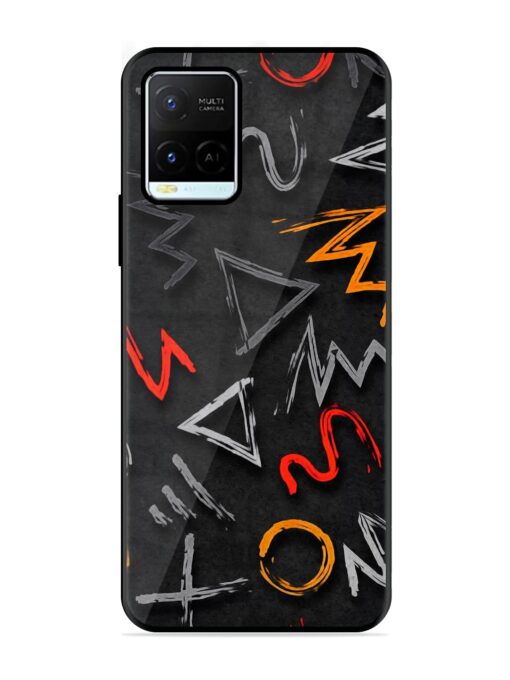 Grungy Graffiti Glossy Metal Phone Cover for Vivo Y21G Zapvi