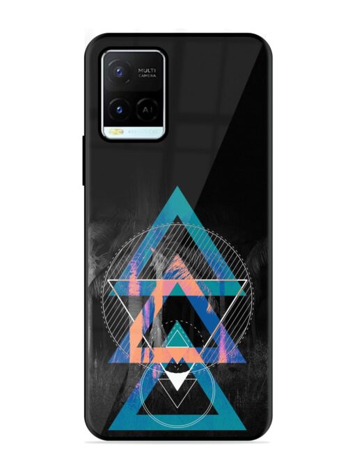 Indie Cross Glossy Metal Phone Cover for Vivo Y21G Zapvi