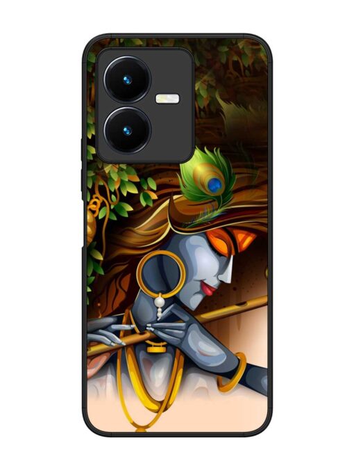 Krishna Glossy Metal Phone Cover for Vivo Y22 Zapvi