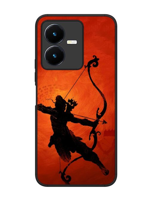 Illustration Lord Rama Glossy Metal Phone Cover for Vivo Y22 Zapvi