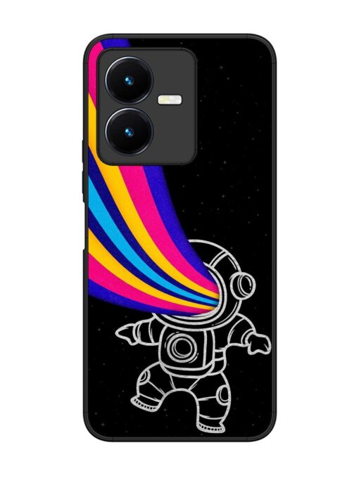 Astronaut Glossy Metal TPU Phone Cover for Vivo Y22 Zapvi