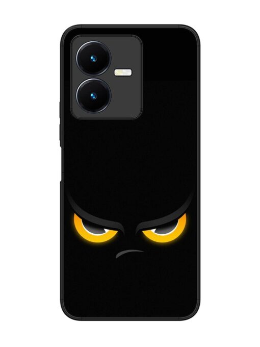 Scary Yellow Eye Glossy Metal TPU Phone Cover for Vivo Y22 Zapvi