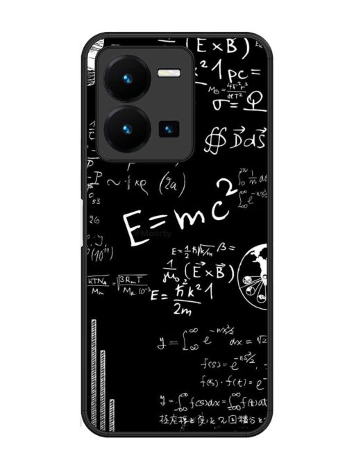 E=Mc2 Mass?Energy Equivalence Glossy Metal Phone Cover for Vivo Y27 Zapvi