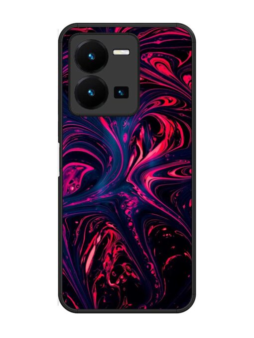 Abstract Background Glossy Metal Phone Cover for Vivo Y27 Zapvi