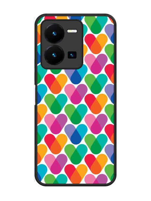 Overlapping Colors Colorful Glossy Metal TPU Phone Cover for Vivo Y27 Zapvi