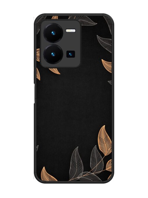 Foliage Art Glossy Metal Phone Cover for Vivo Y27 Zapvi