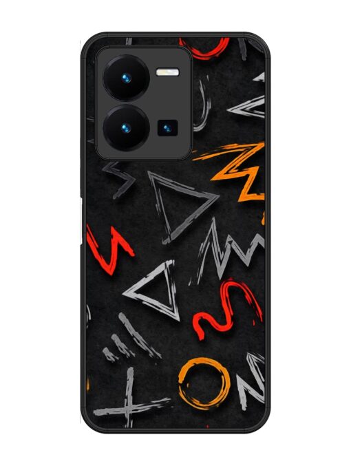 Grungy Graffiti Glossy Metal Phone Cover for Vivo Y27 Zapvi