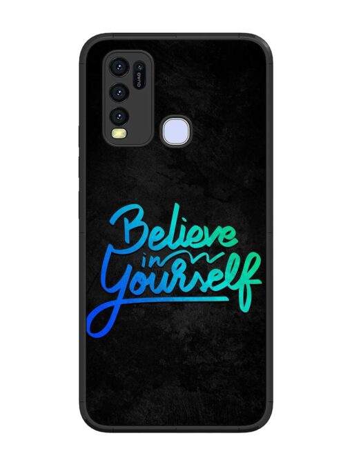 Believe In Yourself Glossy Metal Phone Cover for Vivo Y30 Zapvi