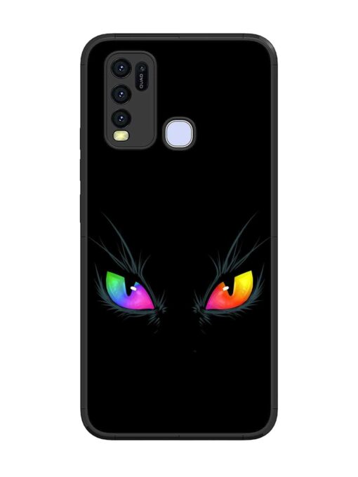 Cat Eyes Glossy Metal Phone Cover for Vivo Y30 Zapvi