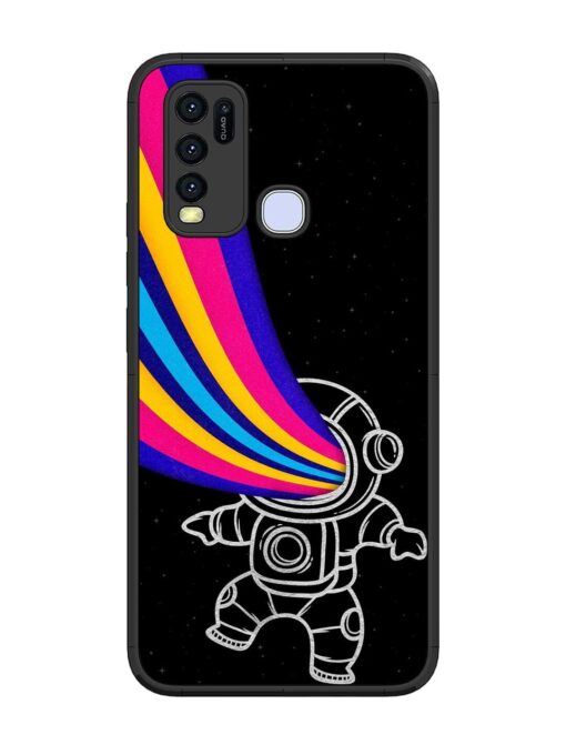 Astronaut Glossy Metal TPU Phone Cover for Vivo Y30 Zapvi