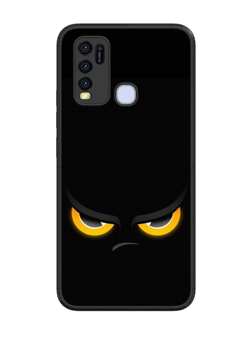 Scary Yellow Eye Glossy Metal TPU Phone Cover for Vivo Y30 Zapvi