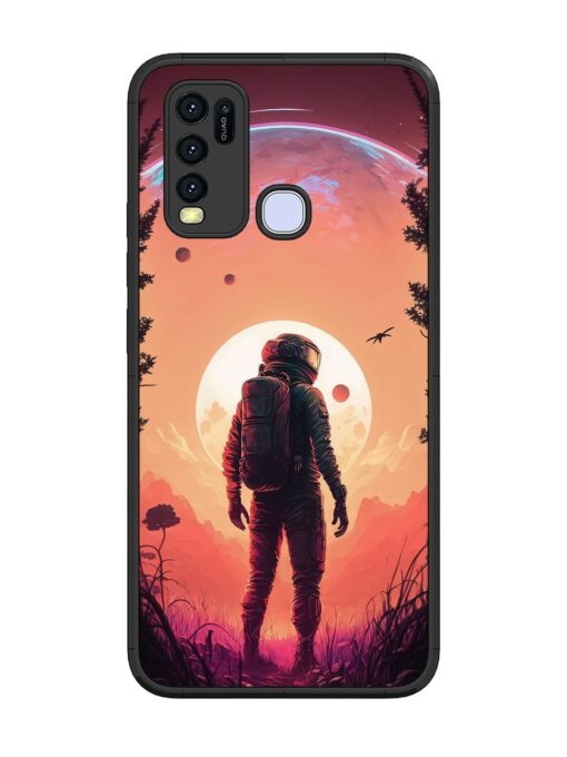 Red Sky At Morning Glossy Metal Phone Cover for Vivo Y30 Zapvi