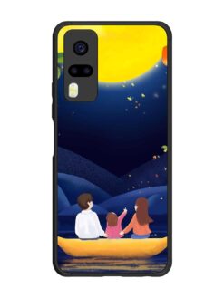 Happy Family And Beautiful View Glossy Metal Phone Cover for Vivo Y31 (4G)