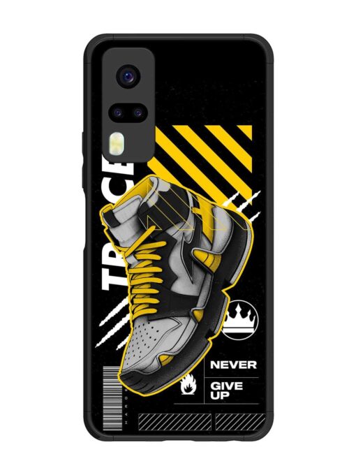 Shoe Background Glossy Metal Phone Cover for Vivo Y31 Zapvi