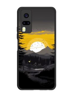 Sunset Vector Glossy Metal Phone Cover for Vivo Y31 (4G)