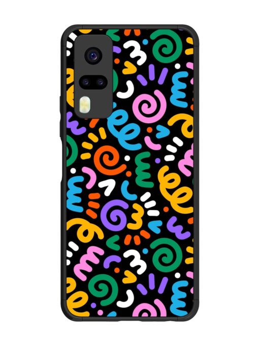 Colorful Seamless Vector Glossy Metal Phone Cover for Vivo Y31