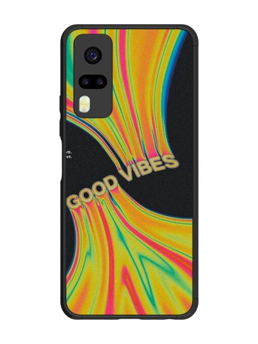 Good Vibes Glossy Metal Phone Cover for Vivo Y31