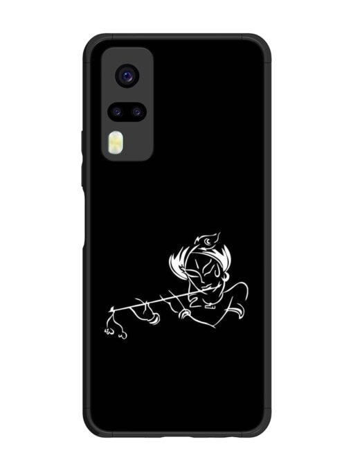 Krishna Flute Glossy Metal Phone Cover for Vivo Y31 Zapvi